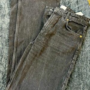 ZARA BLACK MOM JEANS SZ 10 like new